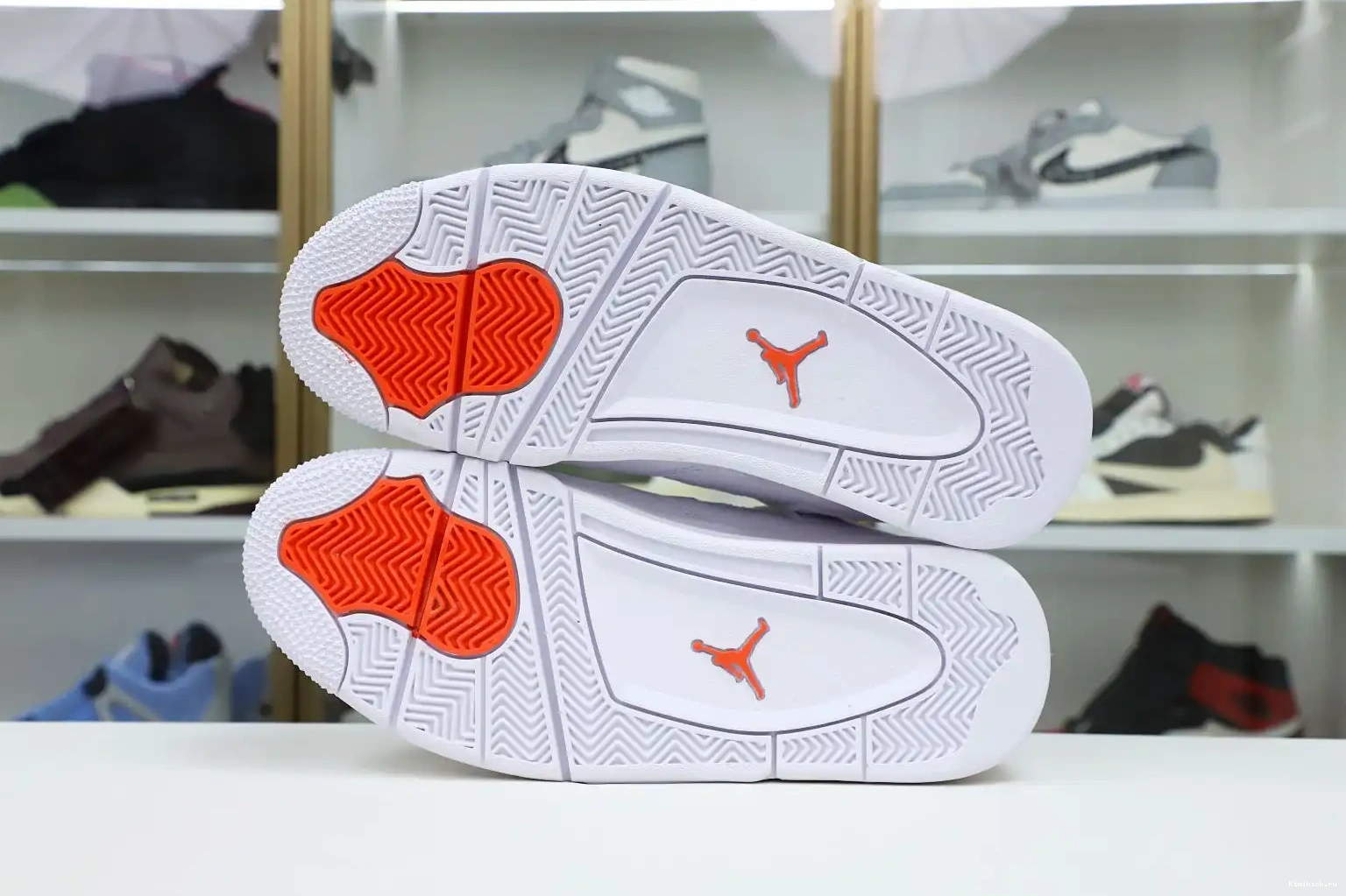 metallic Air 4 retro“orange Jordan Kimikick Jordan 0608